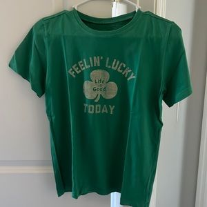 Life is Good / St. Patrick’s Day T-Shirt / Feelin’ Lucky Today
